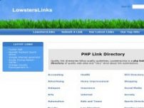 LowstersLinks Link Directory - www.lowsterslinks.com