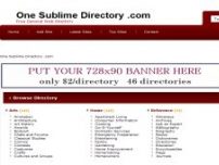 One Sublime Directory - www.one-sublime-directory.com